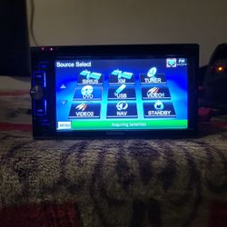 Kenwood Double Din Touch Screen Stereo With Bluetooth 