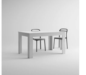 White dining table