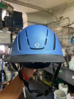 Troxel Spirit Equestrian Riding Helmet - Blue (Size Medium)