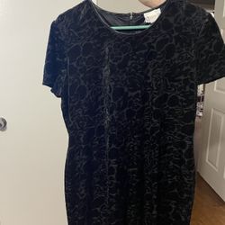 Black Velvet Dress