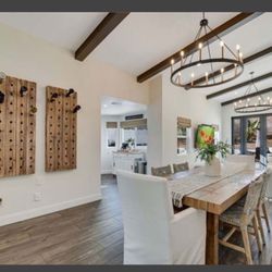 Wine Bottle 40 Wood Wall Racks -  Like New