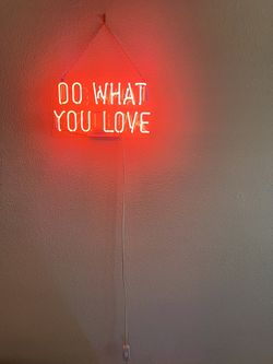 Glass Neon Sign