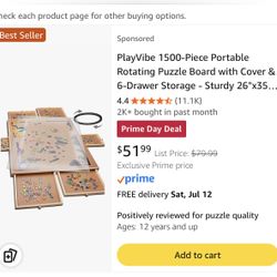 Puzzle table - Brand new