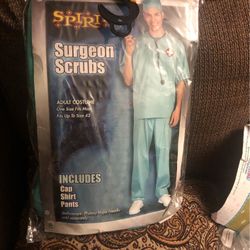 Surgeon Scrubs Halloween Custome 