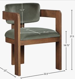 Sacha Frink Upholstered Dining Arm Chair (Set of 2)
