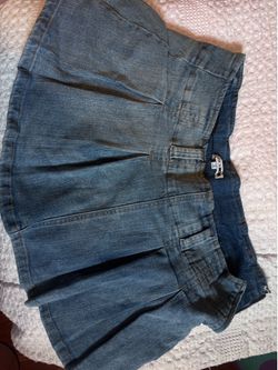 Jean skirt/shorts