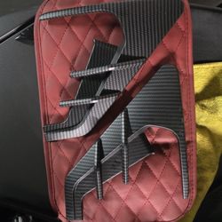 Side Camera Protect Cover For 2021 2022 Tesla Model 3&Y Carbon Fiber Look