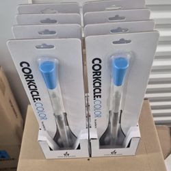 Corkcicle Color Wine Chiller - Blue-New Unopened Carton Pk of 8