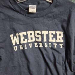 Webster University Navy Blue Tee Shirt 