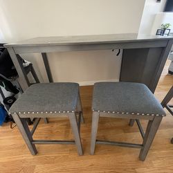Dining Table Set ( 4 stools )