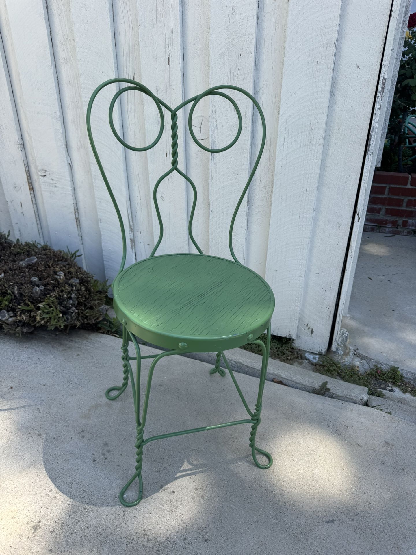 One Vintage Mid Century Ice Cream Parlor Chair