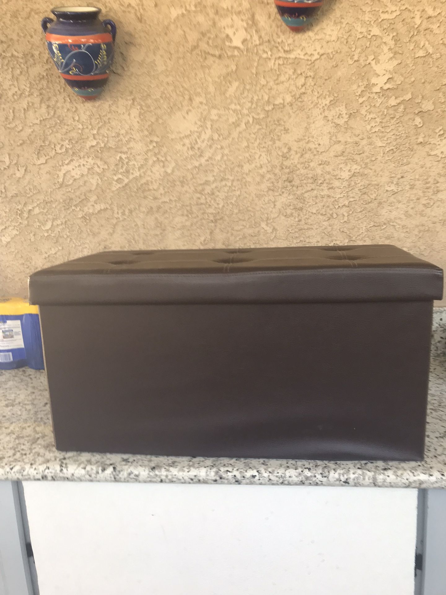 Brown  Foot Stool Size 30 L 15 W 