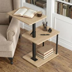 360° Swivel Side Table for Height Adjustable