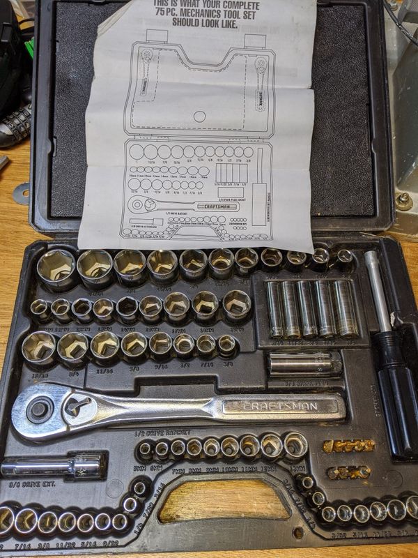 Socket set Craftsman 75 pieces for Sale in Seattle, WA OfferUp
