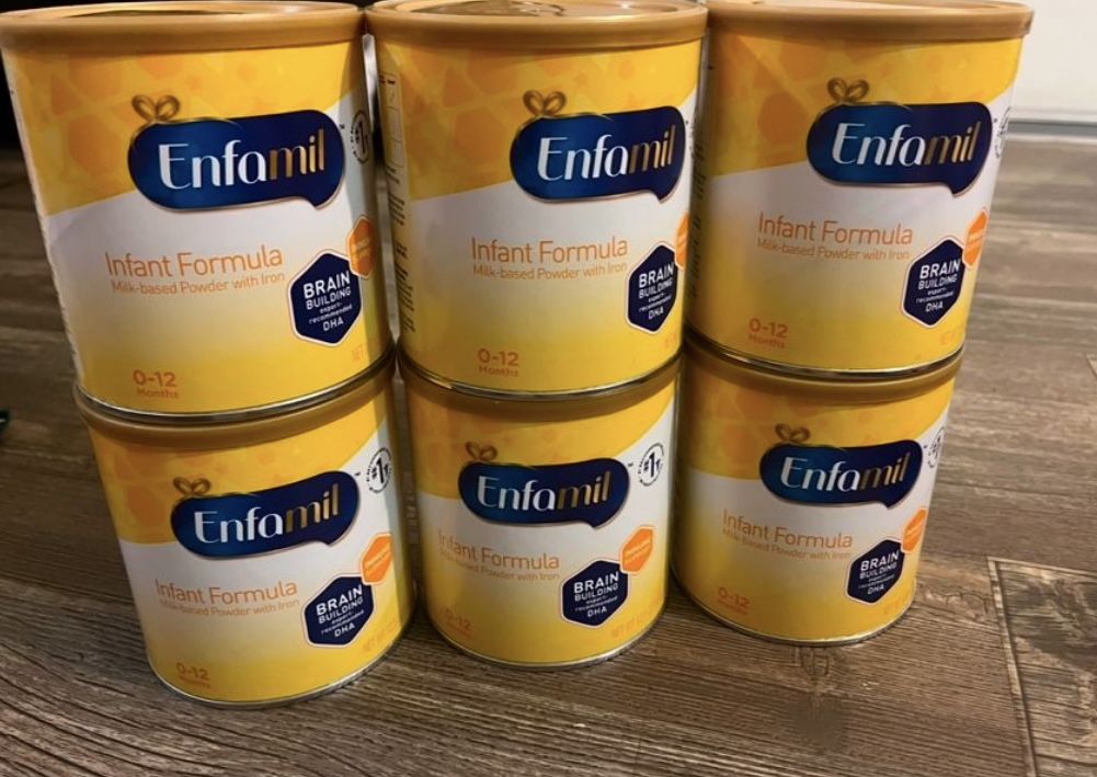 Enfamil Yellow can