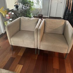 2 Individual Chairs $70