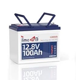 TimeUSB 12V 100Ah LiFePO4 Lithium Battery – Low Temp Protection – NEW STILL IN THE BOX