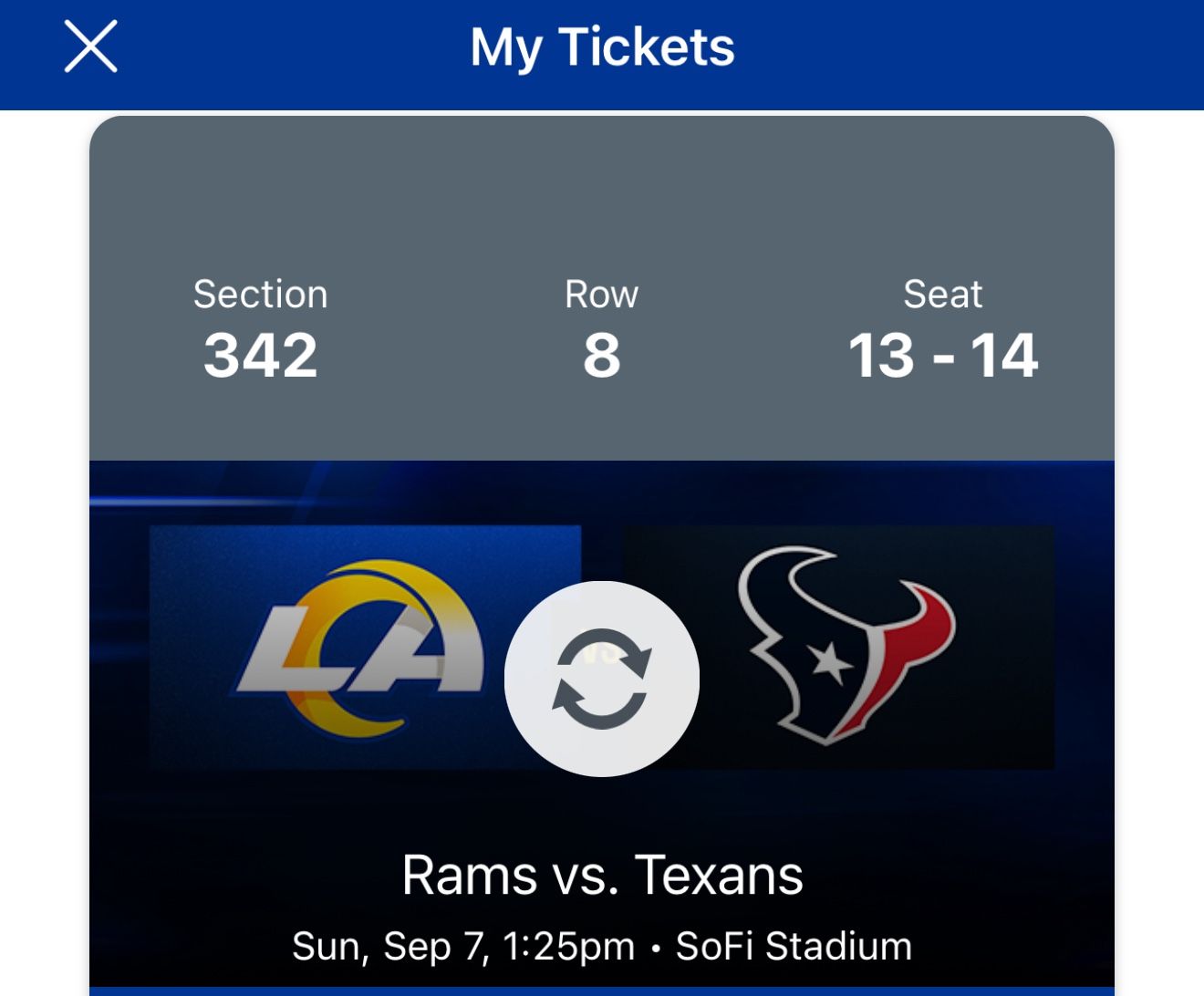 Rams Texans Tickets