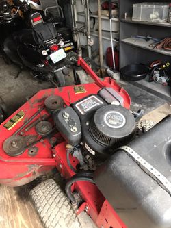 Commercial hydraulic mower with trolley 1100$ runs great