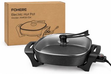 NEW IN BOX FOHERE 5.5L Electric Hot Pot / Skillet – 1360W – Model AMR50-226