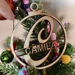 Custom Made Wood Ornament 3.5 Inches