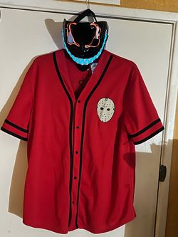 Friday The 13th T  Shirt With   Halloween LED Mask