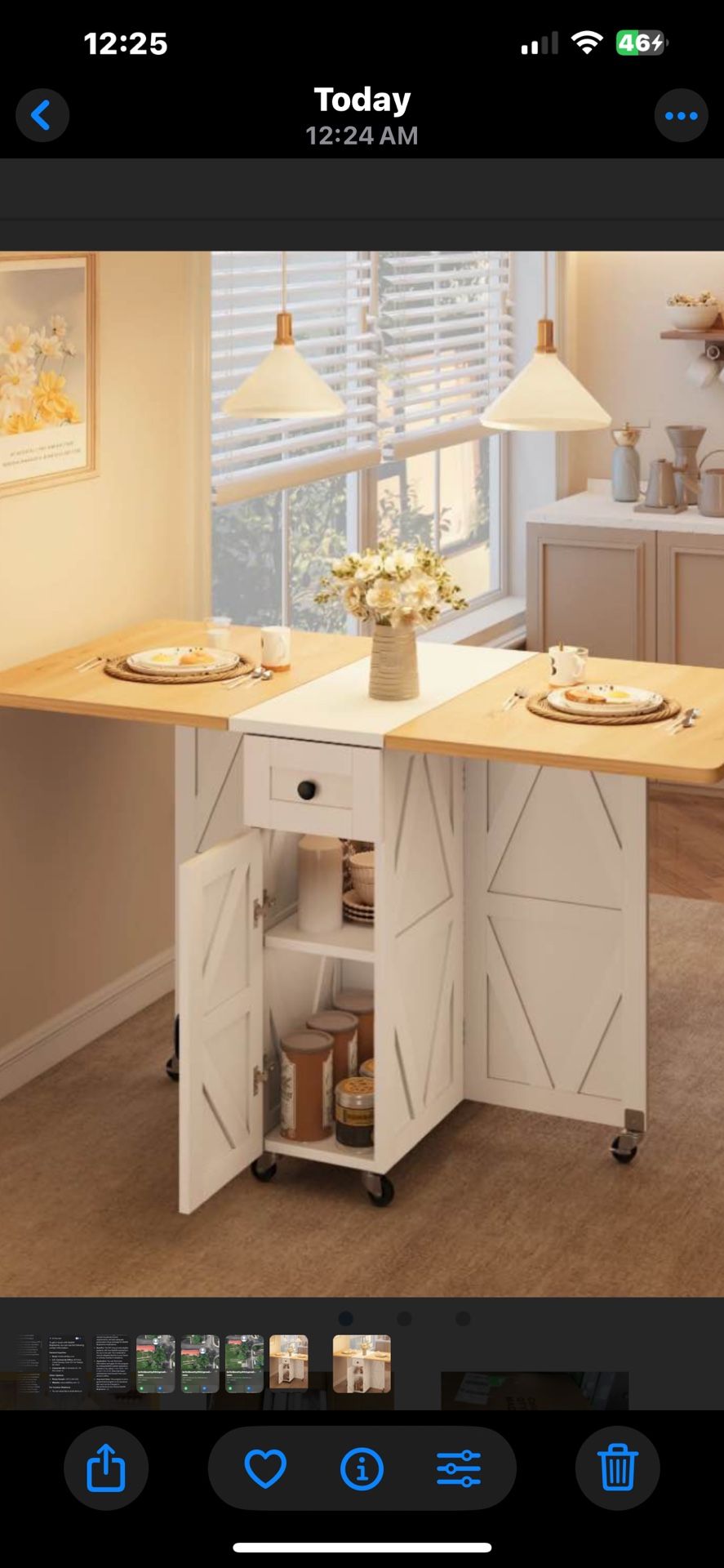 Space Saving Table