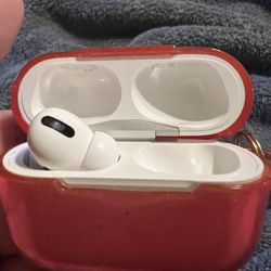 AirPods Pro Charging Case And Left Earbud