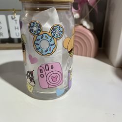 Disney Glass Cup