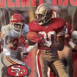 35”x23” Laminated Jerry Rice Poster