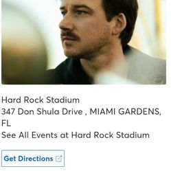 Morgan Wallen Tickets (2) CLUB LEVEL