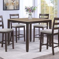 New Brown Kitchen Table Set