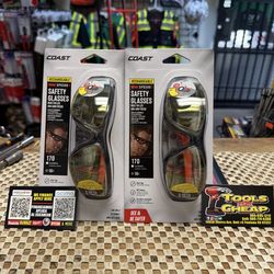 COAST Safety Glasses w/ Built-In Rechargeable Light