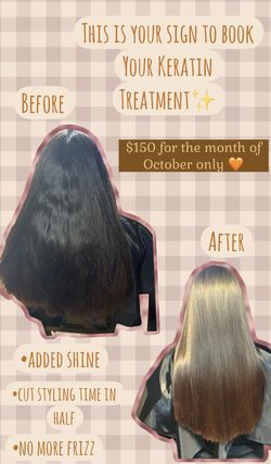KERATIN HAIR TREATMENT✨
