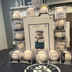 Mariners Fan Lot! Signed Balls, Game Balls, Duffle Bag And Cookie Jar!