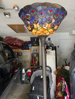 Tiffany style floor lamp