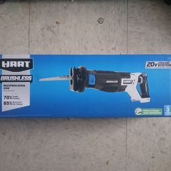 HART 20V Brushless Reciprocating Saw – Brand New in Box