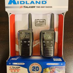 2 Pack - Brand New! Walkie Talkie / Radio - Midland X Talker!
