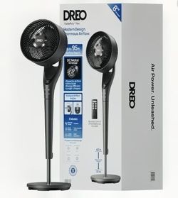 Dreo 8" TurboPoly Fan - Quiet, Powerful, Adjustable Height