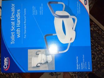 Raised Toilet Seat With Handles