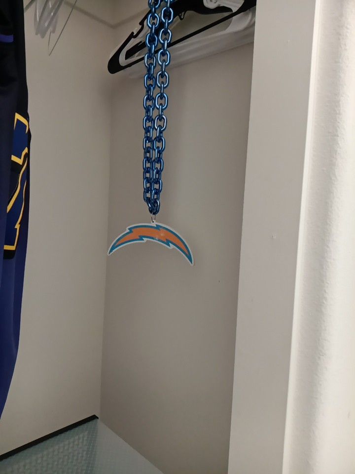 Big Los Angeles Chargers Necklace