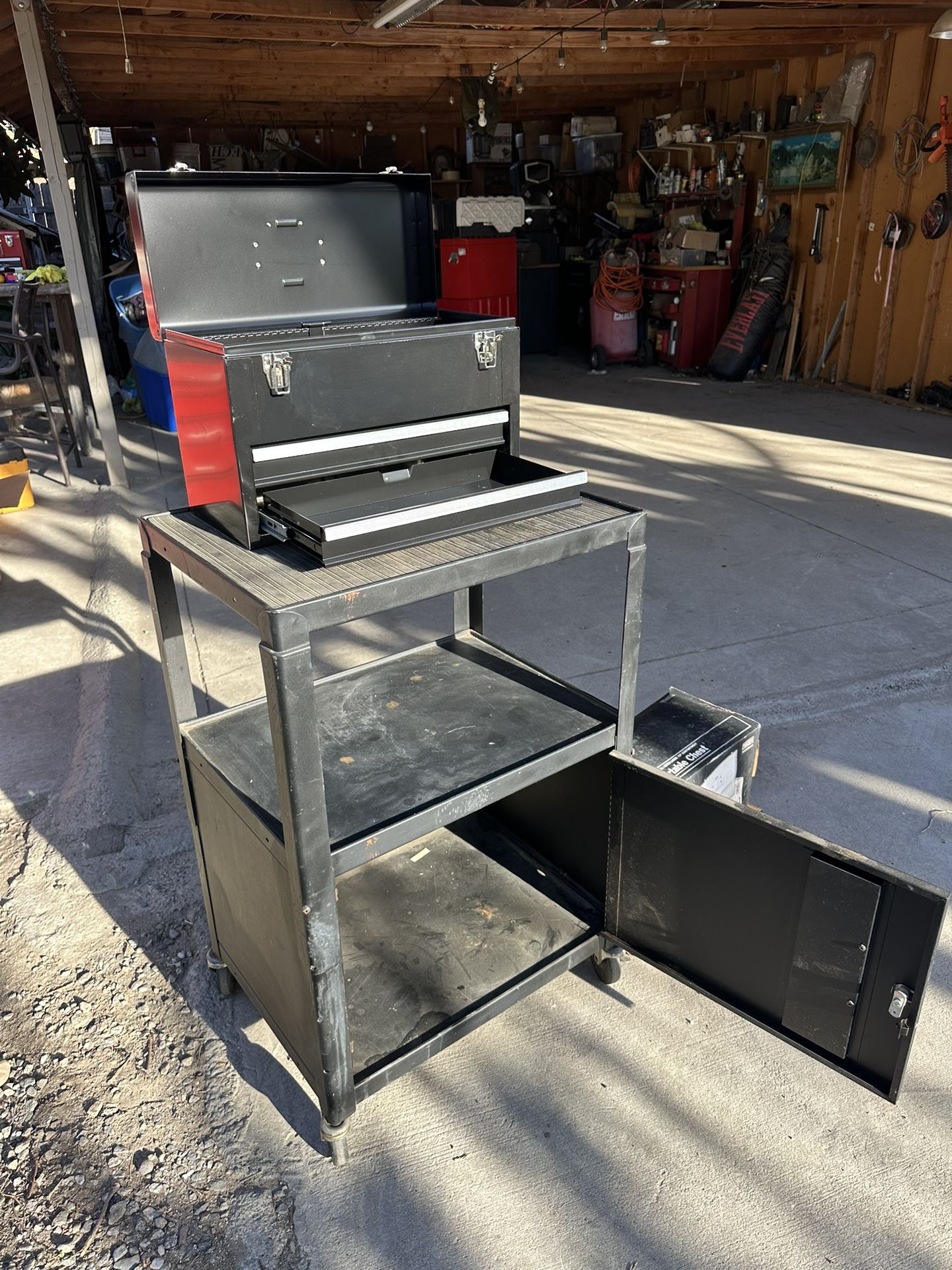 New Craftsman Chest On Cart