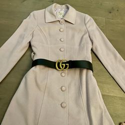 NANETTE LEPORE Coat - size 2 Angora, Wool, Blush 