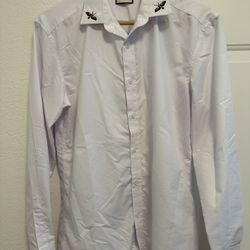 Gucci - Butterfly Collar Men’s Shirt - White Medium