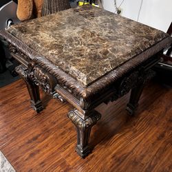 Engraved Marble Table (Great condition)