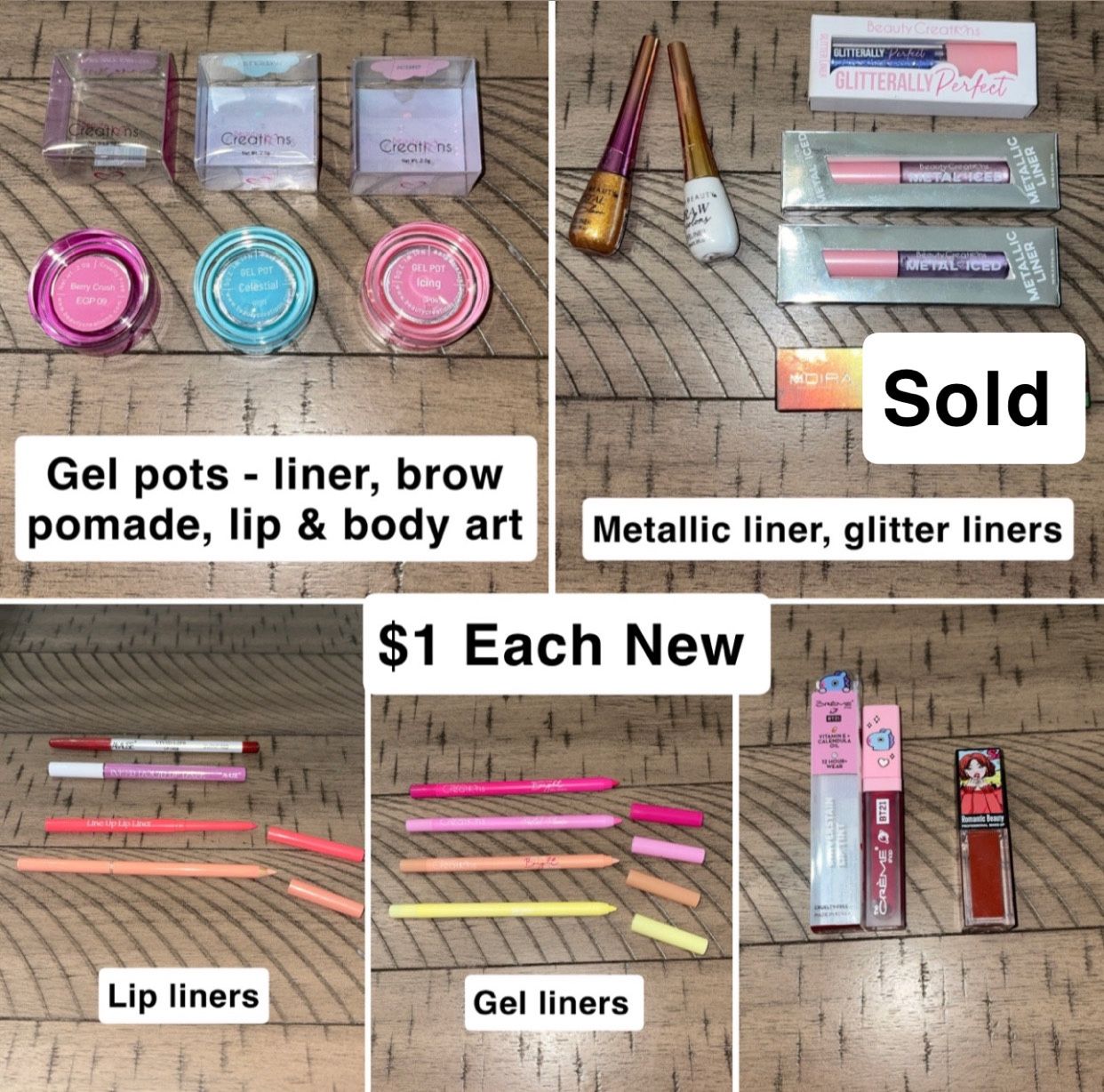 New Make Up $1 Each