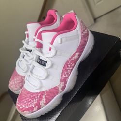 Jordan 11 Pink Snakeskin MEN Size 9 WOMEN Size 10.5