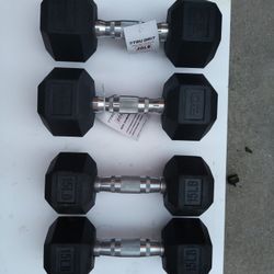DUMBELLS RUBBER 