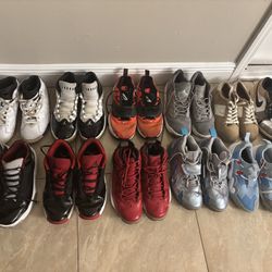   Now $60 NIKE/Jordan Men’s Basketball Shoe Collection 10 Pairs