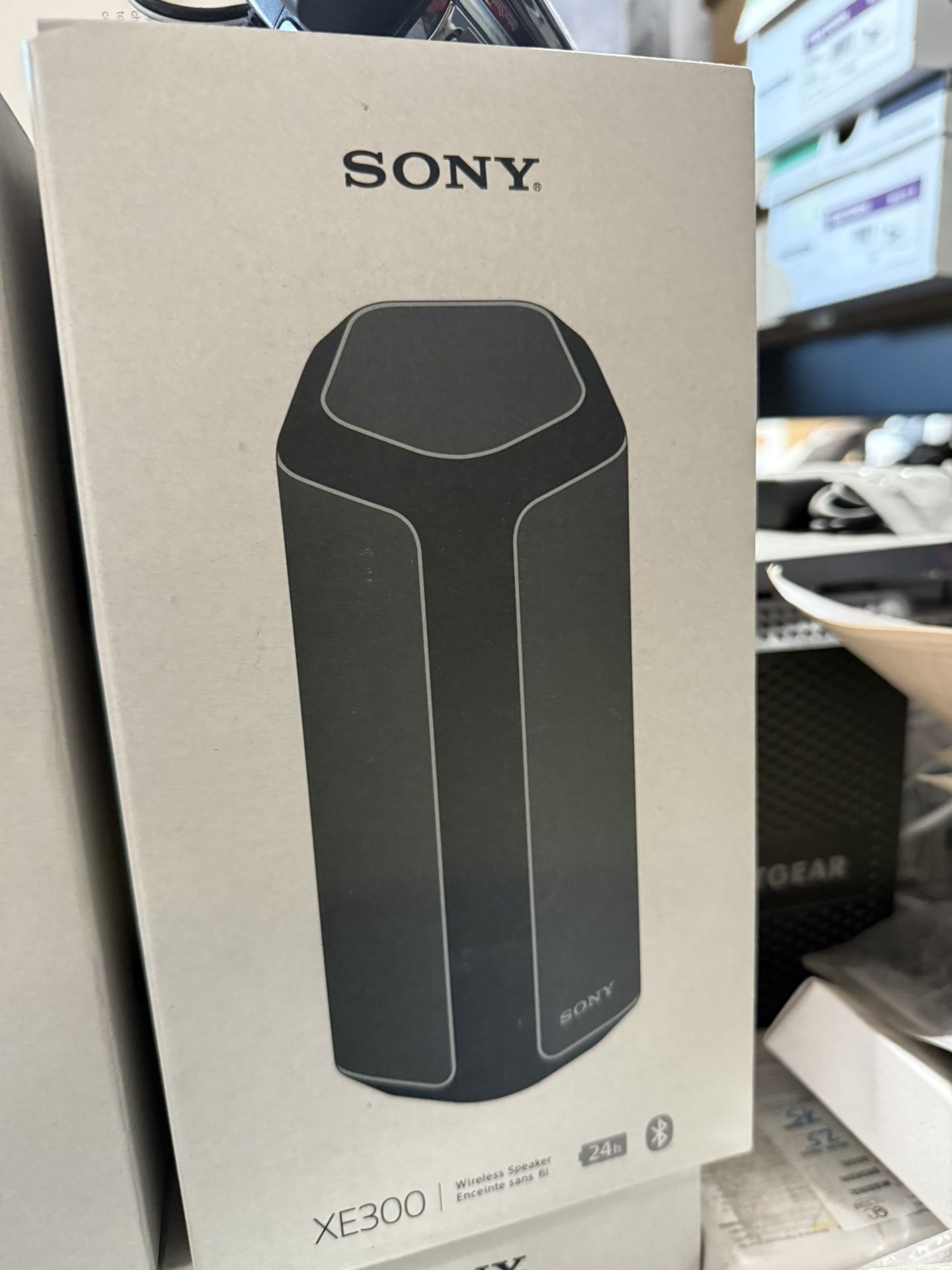 Sony SRS-XE300 Wireless Portable BLUETOOTH Speaker, IP67 Water-resistant, Dustproof and Shockproof, Black